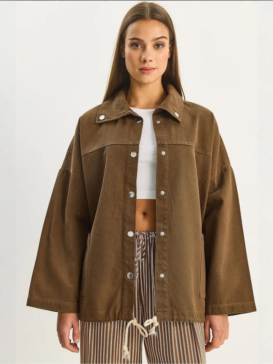 

Bianco Lucci Куртка для межсезонья в коричневом цвете