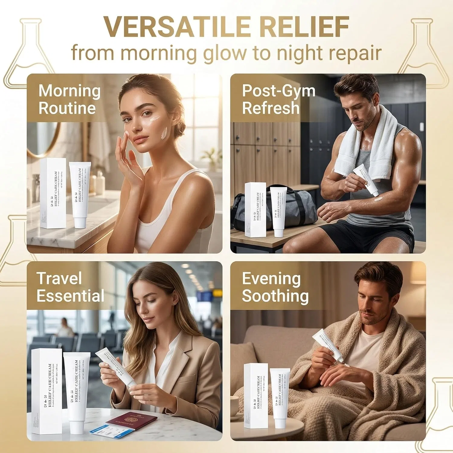 Крем для лица Yimvunz — Увлажняющий 345 Relief Cream, 50 мл — фото 4