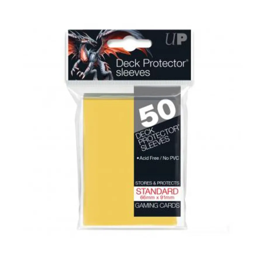 

Сплошной желтый (50), Card Sleeves - Standard - Yellow & Green (Ultra Pro)