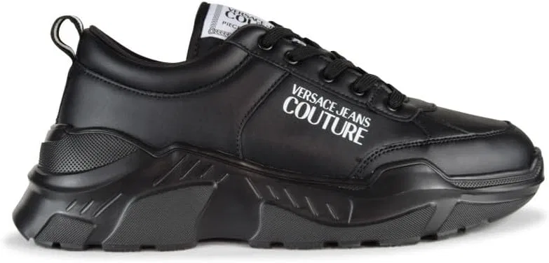 Кроссовки Versace 76ya3sc1 Zpa53 Мужские VERSACE JEANS COUTURE, Black