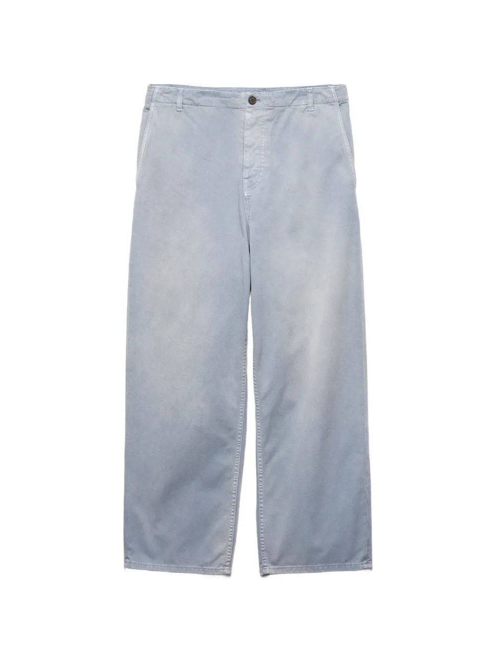 

Брюки из вареной габардины Prada, синий