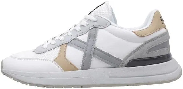Munich Scarpe Soon 57 8904057 Беговые кроссовки Ecopelle/Tessuto Белый/Серый