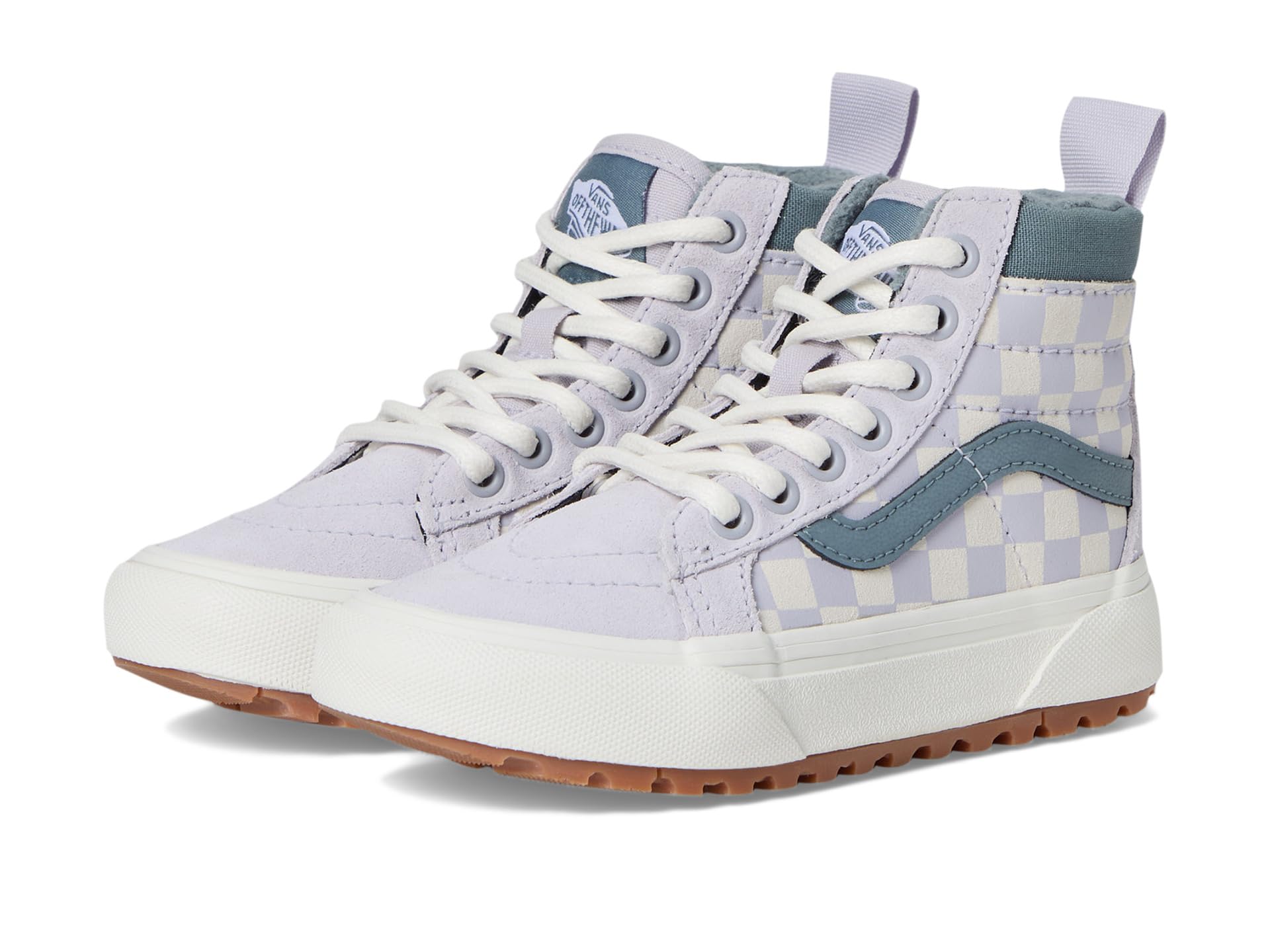 

Кроссовки Vans Kids Kids Mte Sk8-Hi, цвет Tonal Check Lilac Mist