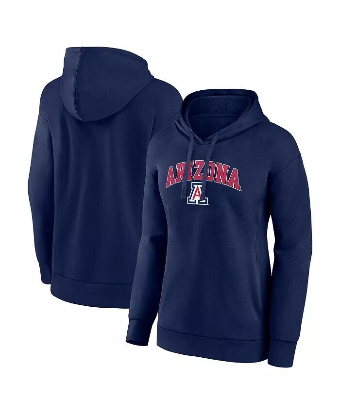 

Женский темно-синий пуловер с капюшоном Arizona Wildcats Evergreen Campus Fanatics