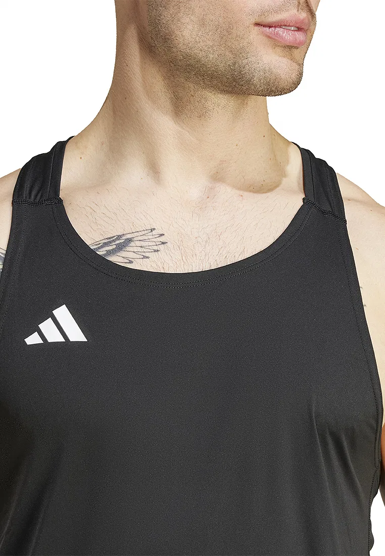 Майка беговая Adizero Essentials, Adidas, черный — фото 3