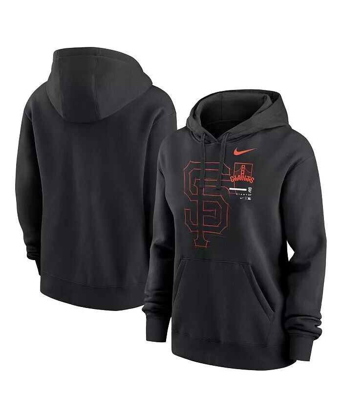 

Женская черная толстовка с капюшоном San Francisco Giants Big Game Nike