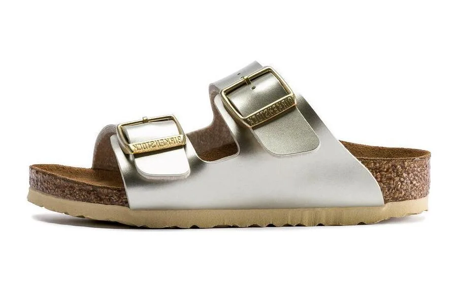 Детские сандалии Arizona Slip-on Birkenstock, Metal Gold