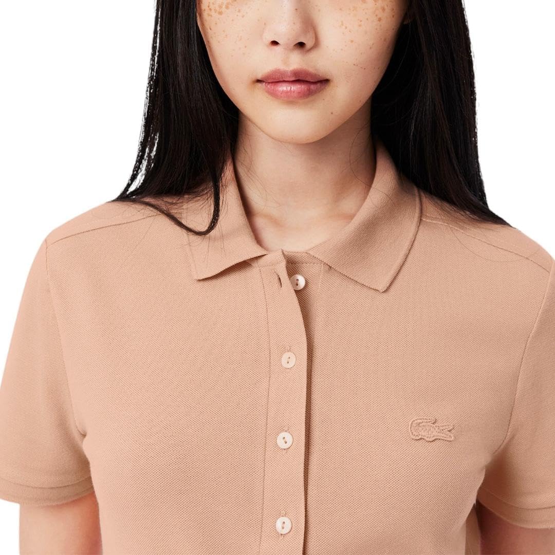 Поло Lacoste Latte Slim Fit — фото 2