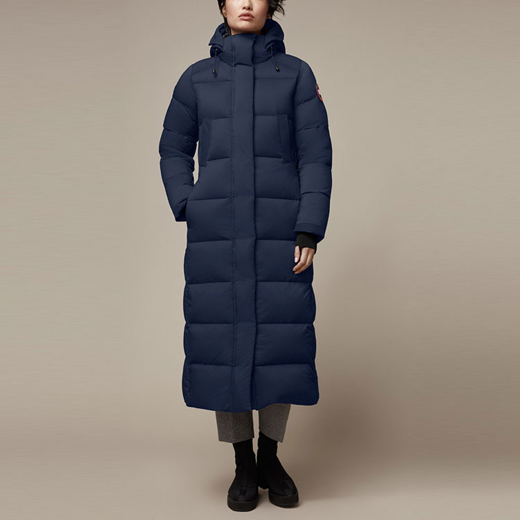 Canada Goose Куртка пуховая женская серии Armstrong в цвете лазурный океан, Cerulean Ocean Blue — фото 4