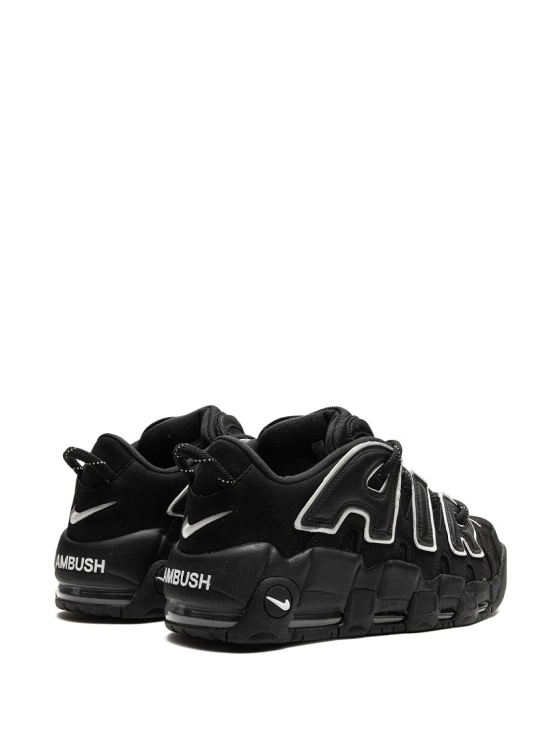 Кроссовки Air More Uptempo Ambush-Black/white Nike, черный — фото 3
