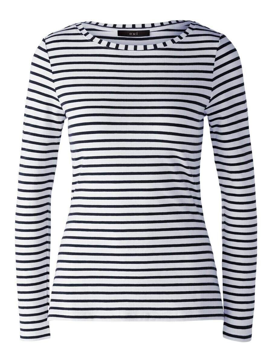 

Лонгслив OUI Shirt Sumiko, темно-синий