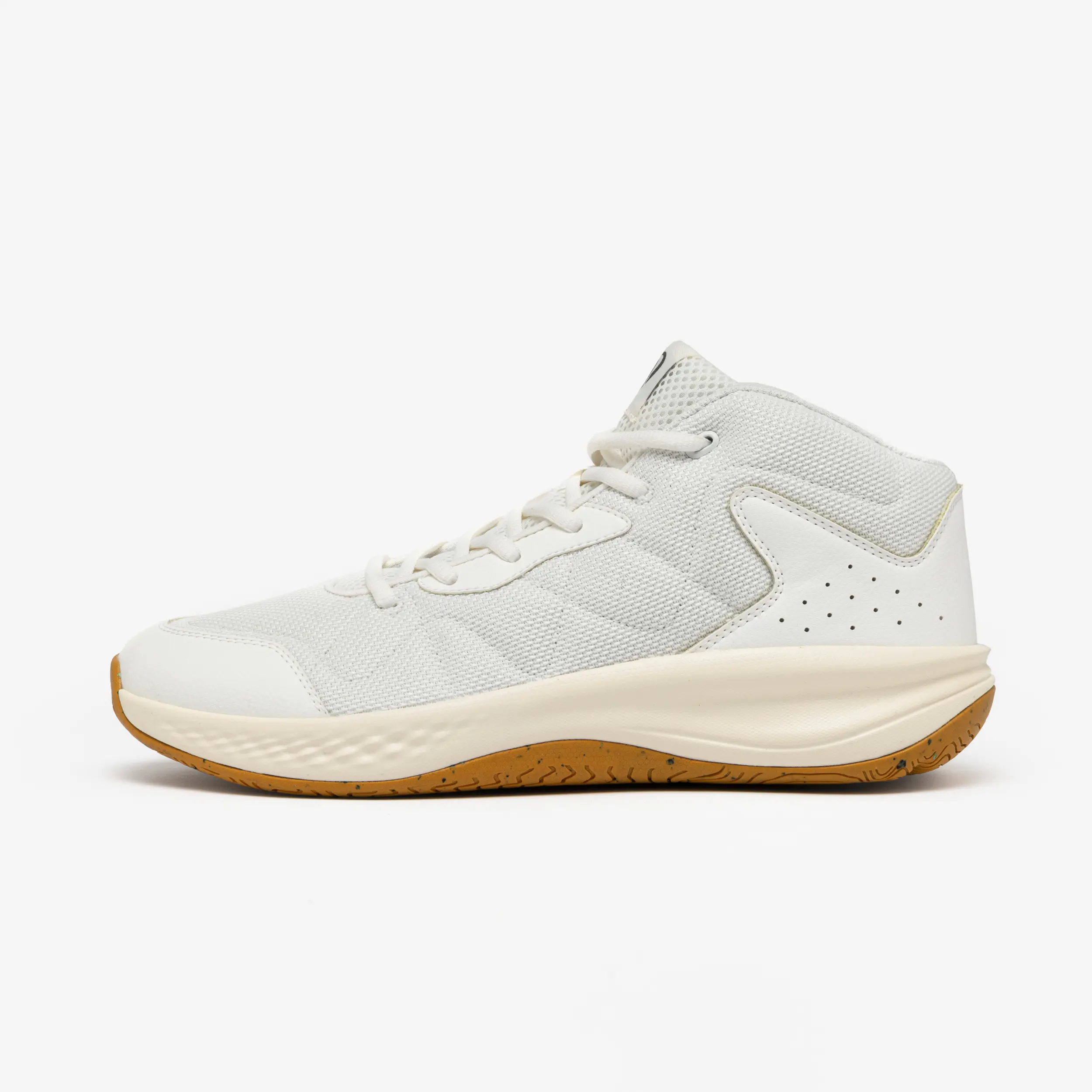 

Мужские высокие баскетбольные кроссовки Kipsta SE100 бежевые