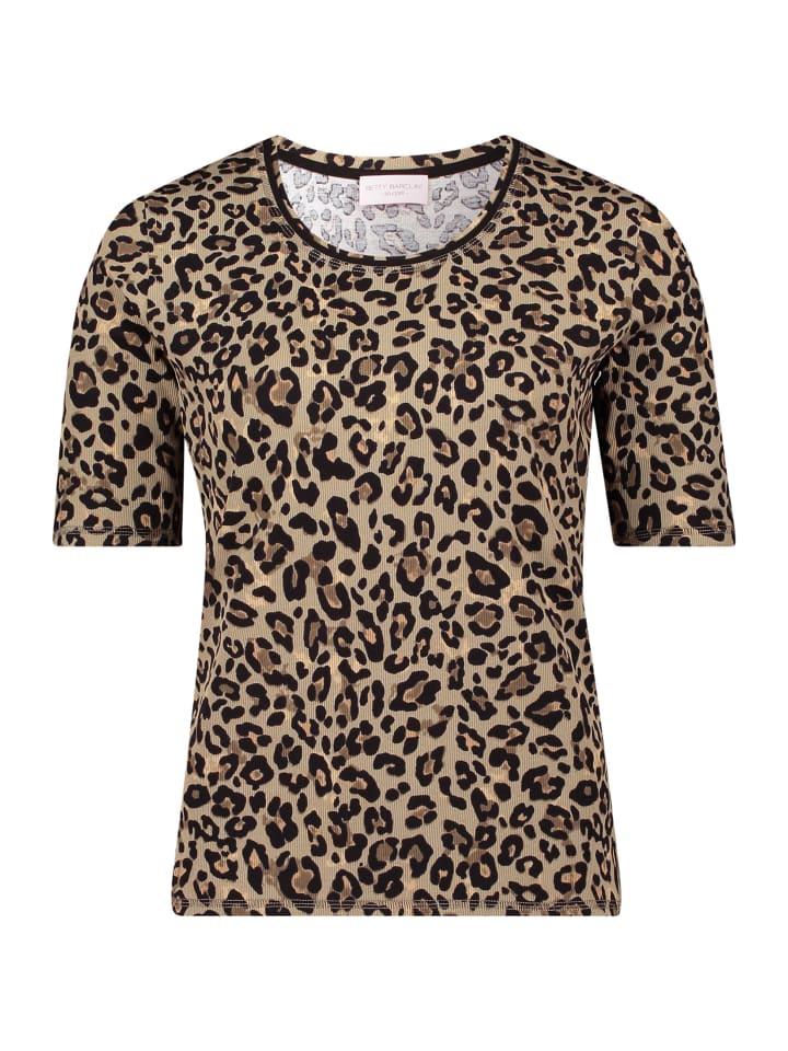 

Базовая рубашка в рубчик цвета хаки/черного цвета Betty Barclay