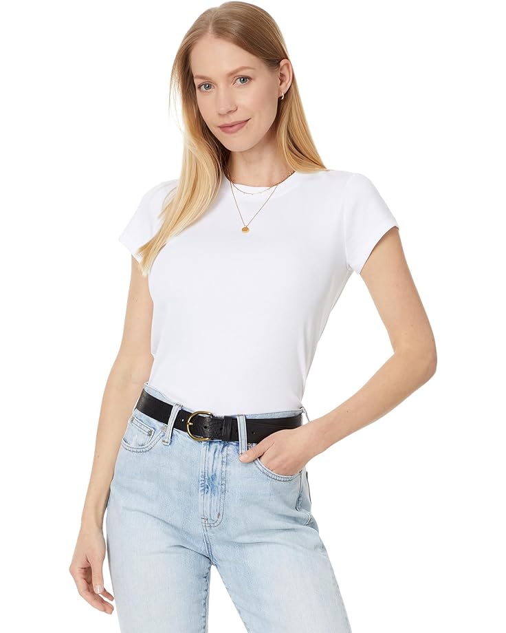 

Футболка Madewell Supima Rib, цвет Eyelet White