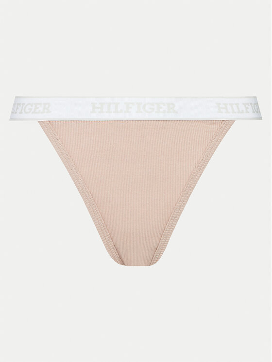 Классические женские трусы UW0UW05538 Tommy Hilfiger, бежевый — фото 4