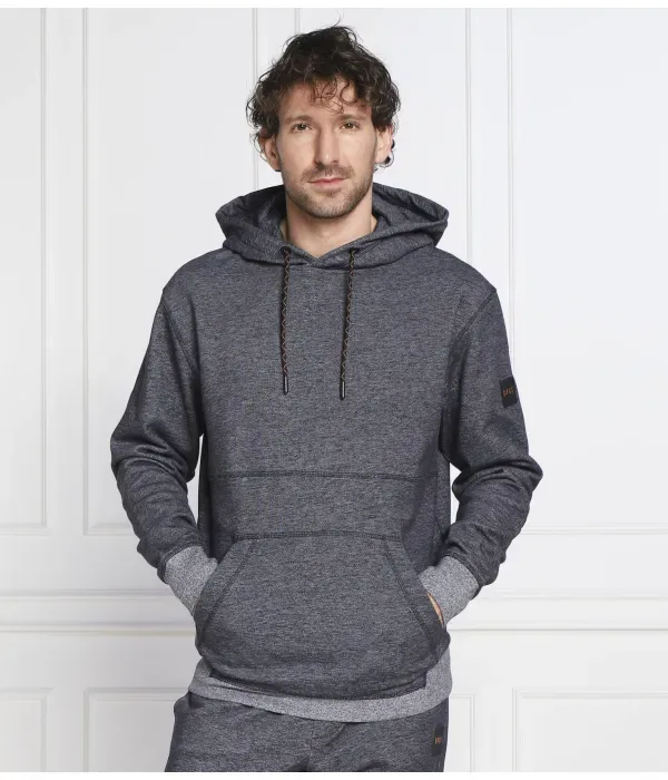 Пестрая толстовка regular fit Boss Orange, графитовый — фото 3