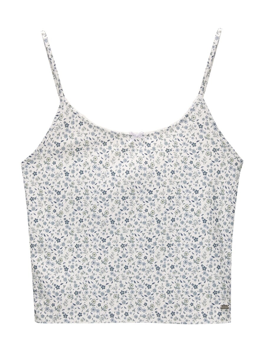 

Топ на тонких бретельках Pull&Bear Top, белый