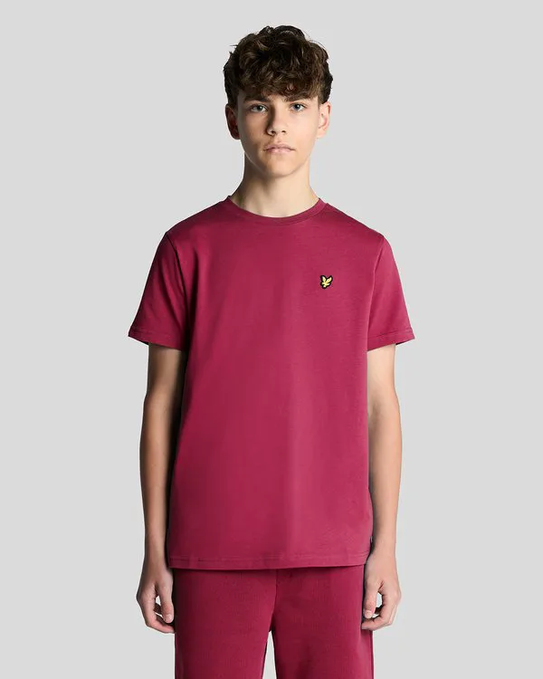 Базовая футболка унисекс Lyle & Scott, Cranberry