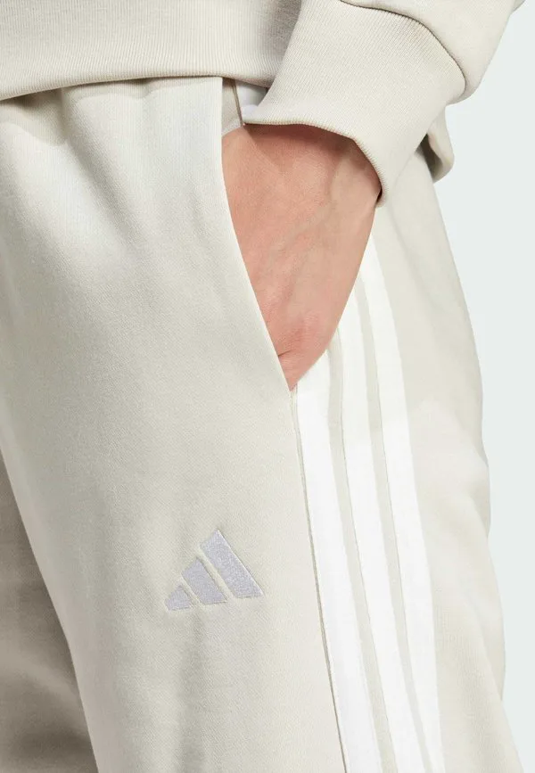Спортивные брюки essentials 3stripe с открытым низом Adidas Sportswear, Alumina White — фото 3