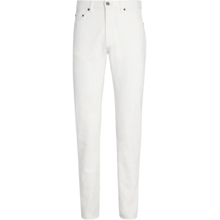 

Zegna Roccia Mid Rise Slim Jeans Ermenegildo Zegna, Белый
