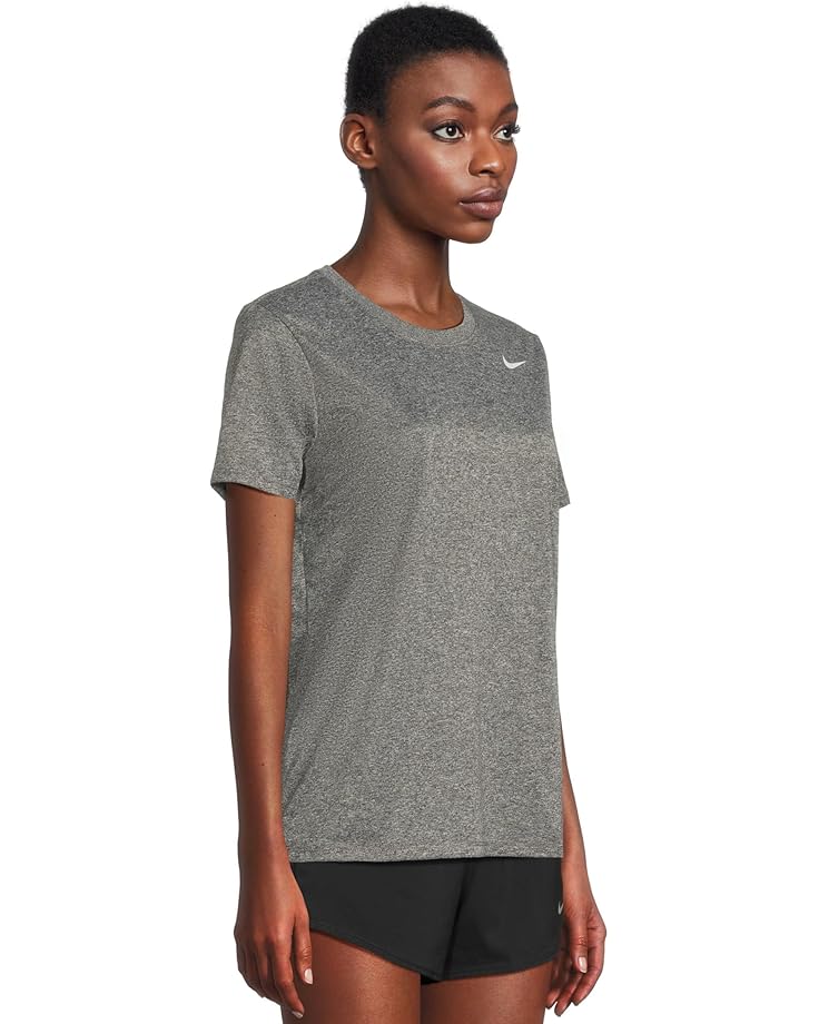Футболка Nike Dri-FIT Relaxed Short, цвет Black/Pure/Heather/White — фото 2