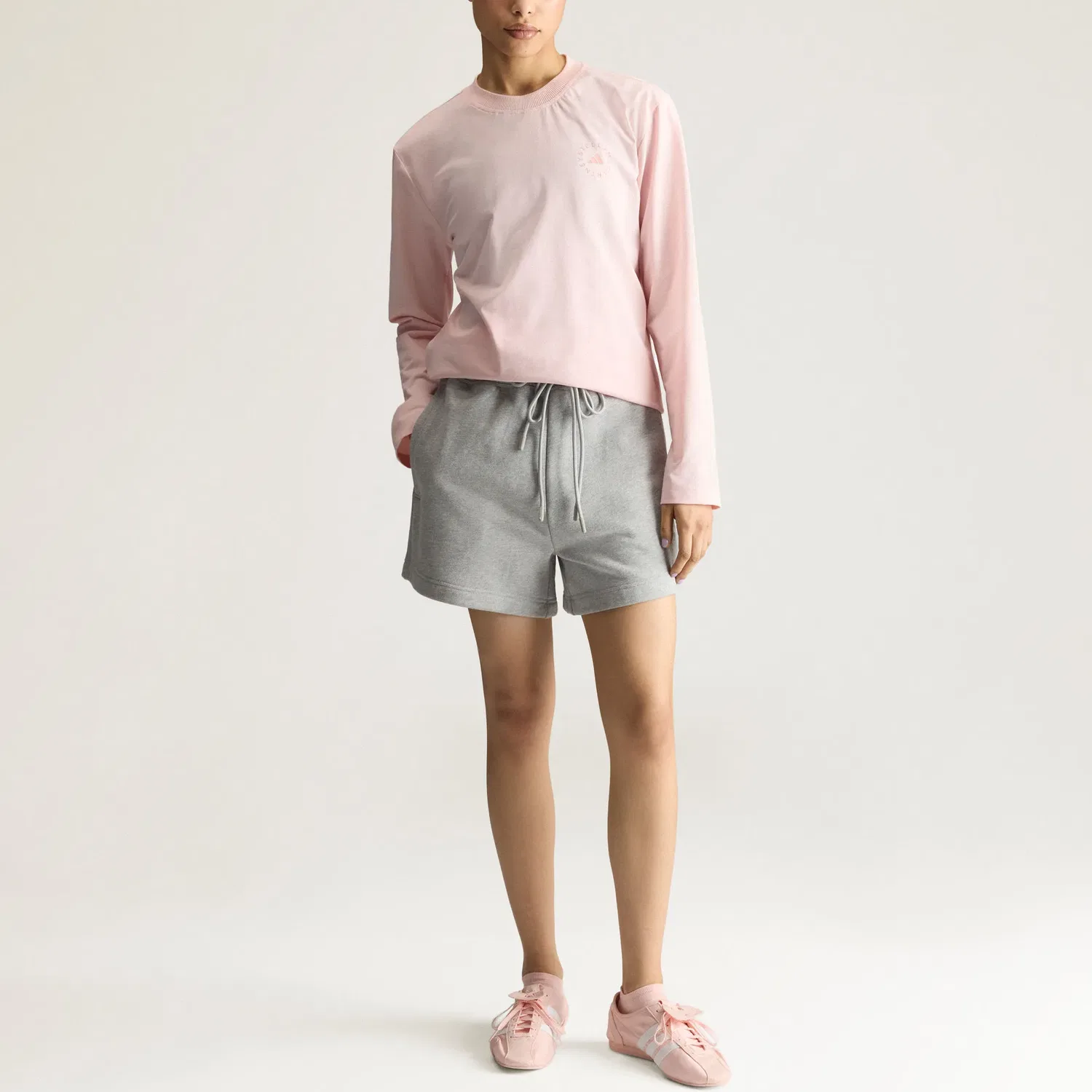 Футболка Adidas Stella McCartney Ice Crystal Pink — фото 4