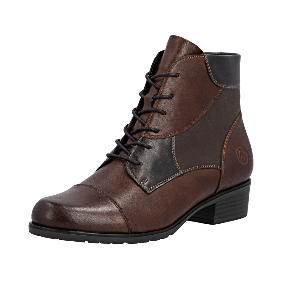 Ботильоны на шнуровке REMONTE D6882, Brown/Dark brown