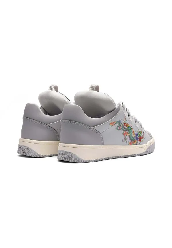 Скейтбордические кроссовки flip low dragons Ed Hardy, Grey — фото 4