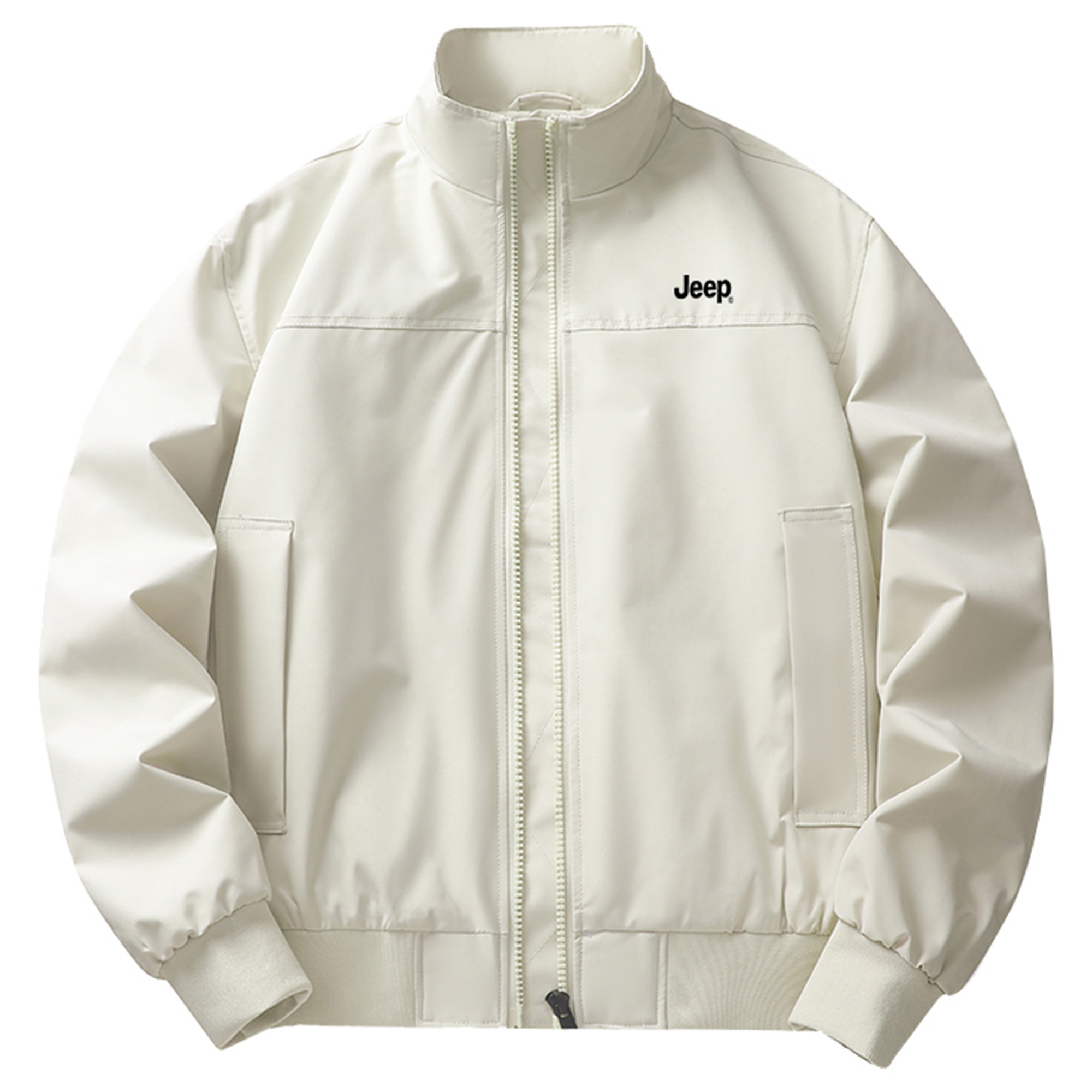 

Пуховик Unisex Stand Collar Thickened Jeep, бежевый оранжевый