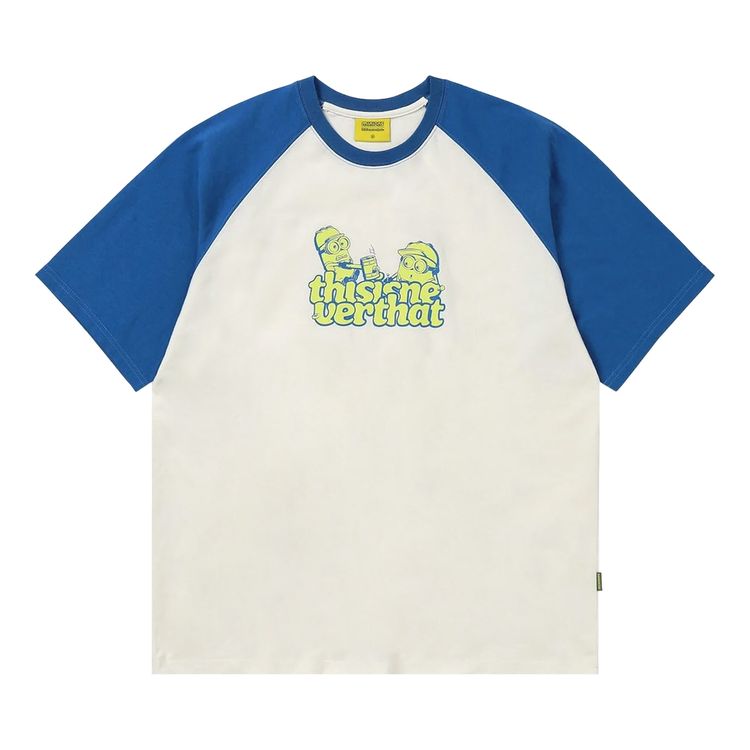 

Футболка thisisneverthat Minions Raglan Tee 'White', белый