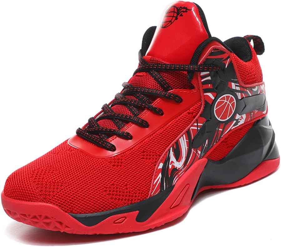 

Мужская обувь Rongduyan Баскетбольная обувь Конкурсная обувь Для улицы Летние мужские кроссовки Мужская спортивная обувь Повседневная обувь, красный