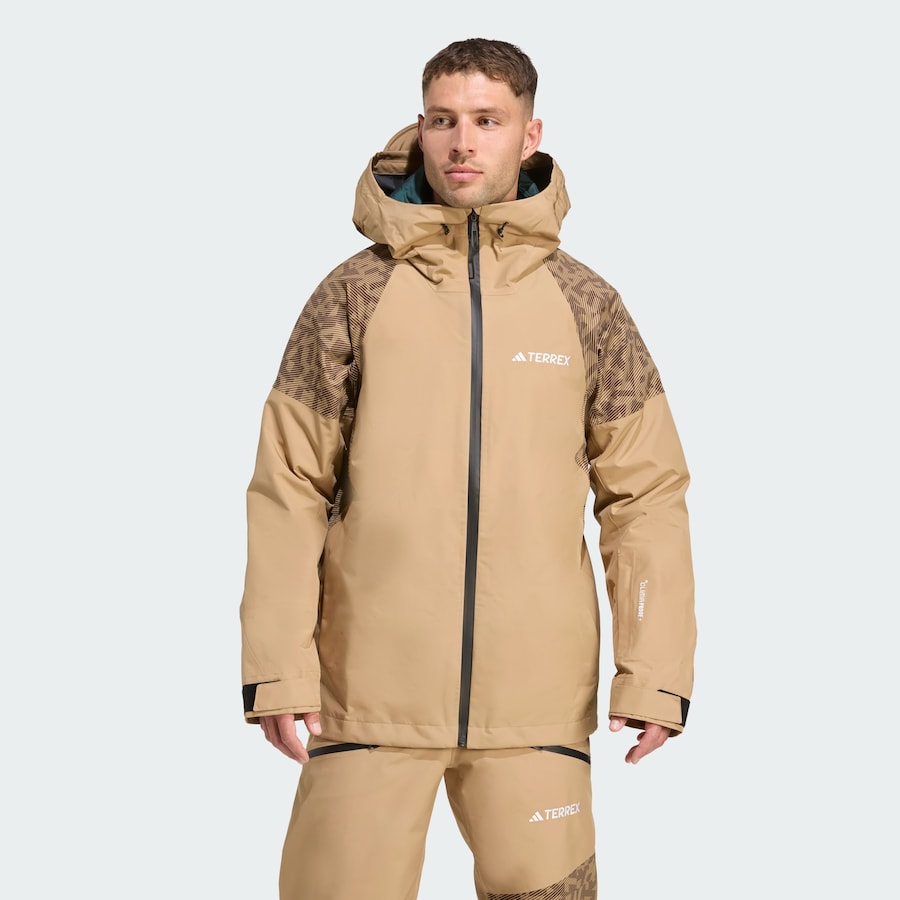 Куртка для активного отдыха ADIDAS TERREX Xperior, шоколадный/капучино/мокко — фото 3