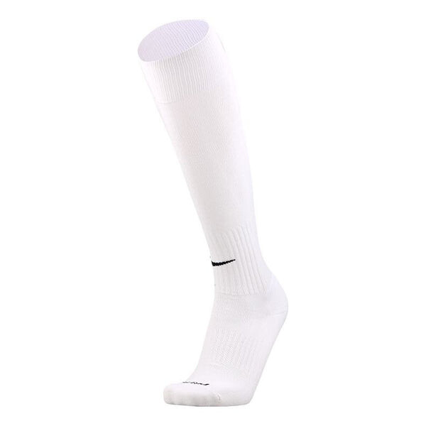 

Носки men's solid color logo soccer/football sports socks one pair white Nike, мультиколор