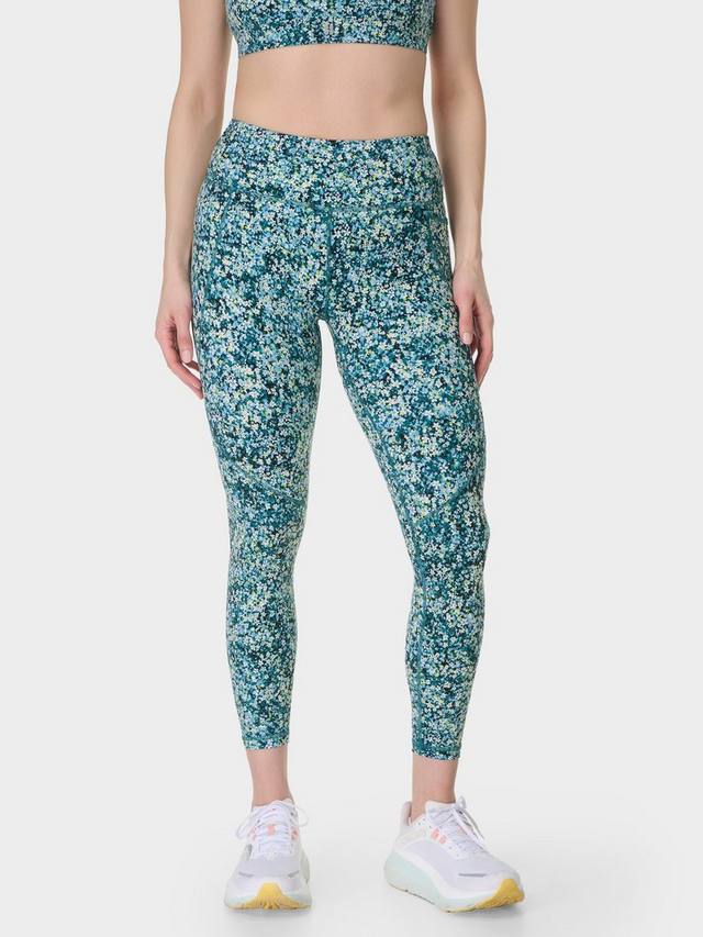 

Леггинсы для тренировок power 7/8 Sweaty Betty, цвет Blue Meadow Print