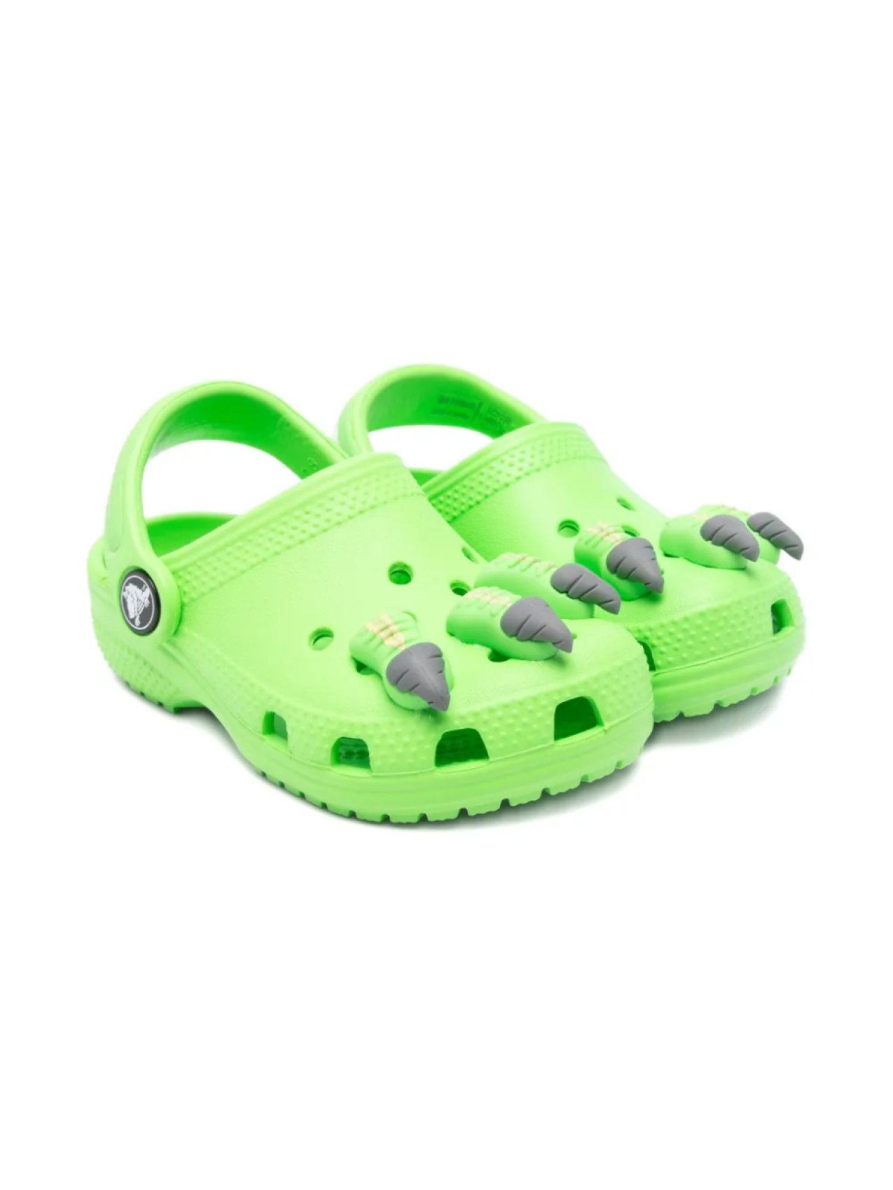 

Crocs Kids кроксы с аппликацией, зеленый