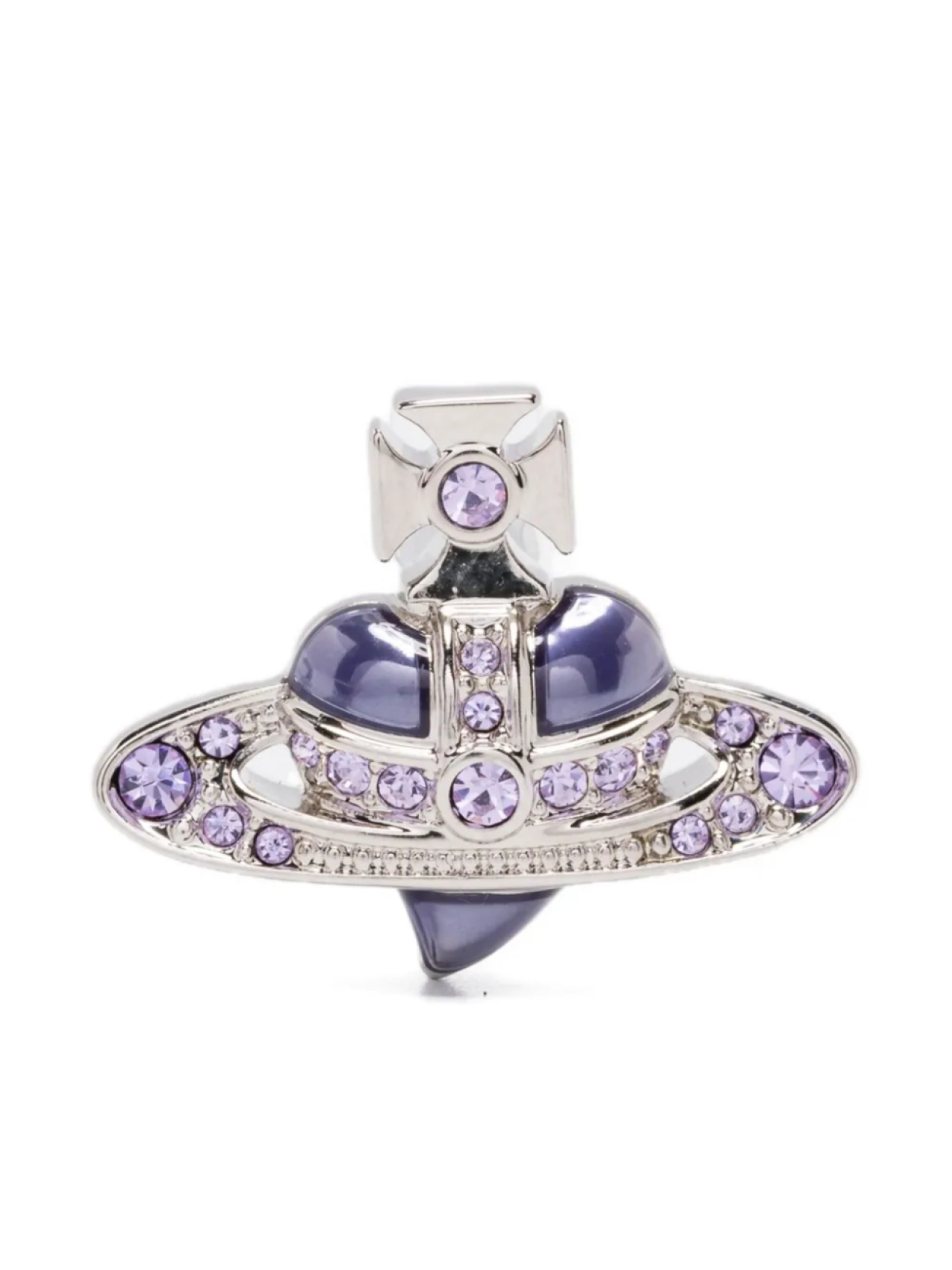 

Серьги Vivienne Westwood с круглыми кристаллами, серебряный