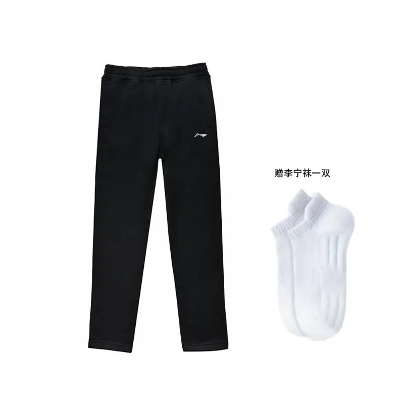 

Трикотажные спортивные брюки мужские LINING, черный