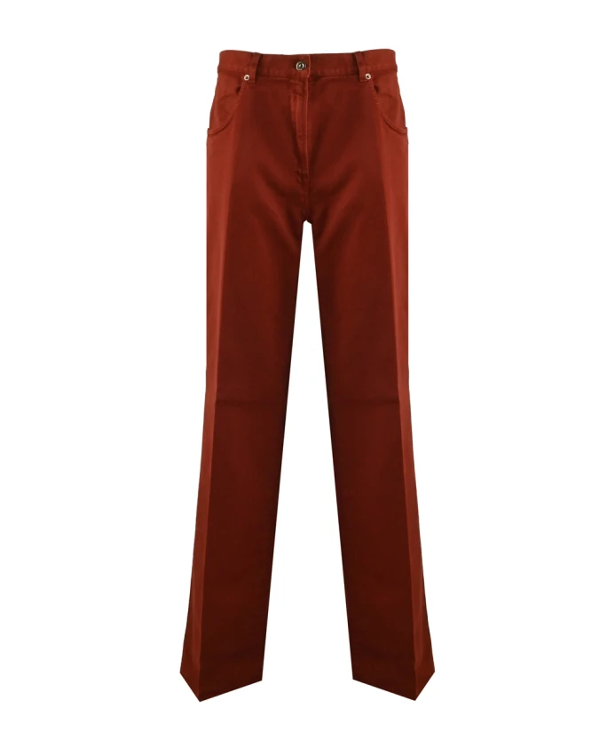 

Прямые джинсы с пятью карманами N21, коричневый