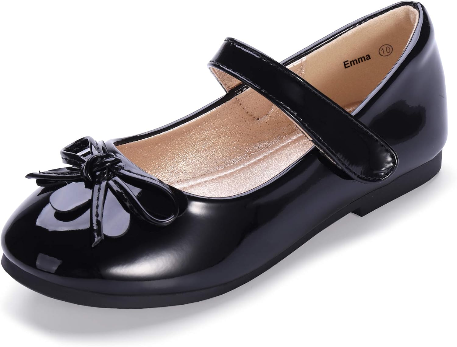 

Детские туфли для девочек Hehainom, малышки и маленькие дети, балетки Mary Jane с бантом, для школы, девичьи праздничные туфли, черный