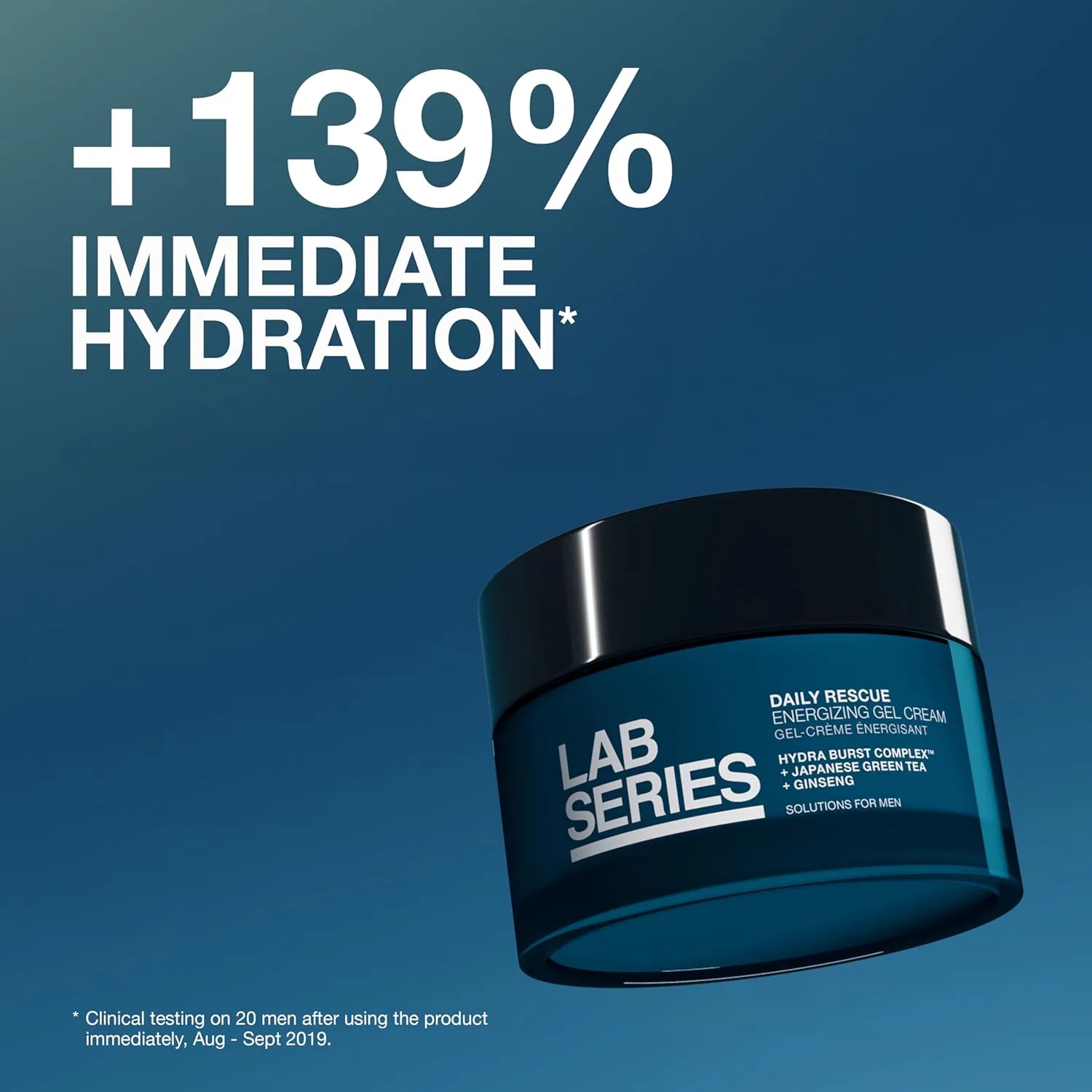 Набор для ежедневного ухода за кожей Lab Series Men's 3 Step Travel Size Friendly Daily Rescue Starter Kit - гель для умывания, увлажняющий гель для лица и крем для области вокруг глаз. — фото 3