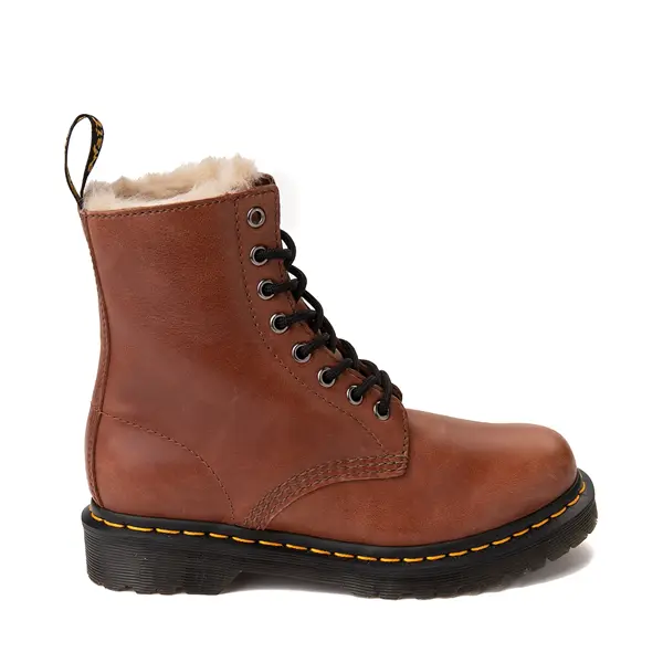 

Dr. Martens Женские ботинки 1460 8-Eye Serena, цвет Saddle Tan