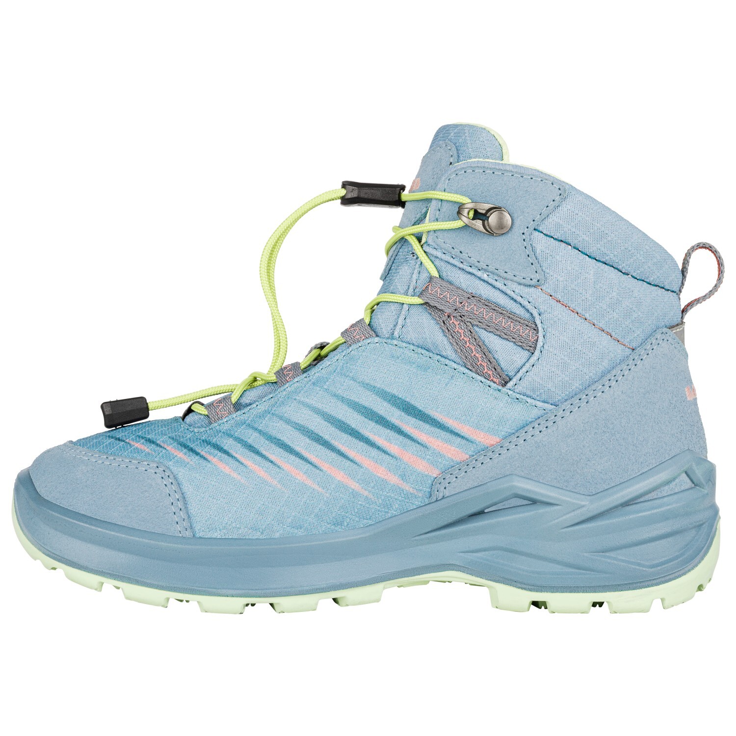 Ботинки для прогулки Lowa Kid's Zirrox II GTX Mid, цвет Petrol/Mango — фото 2
