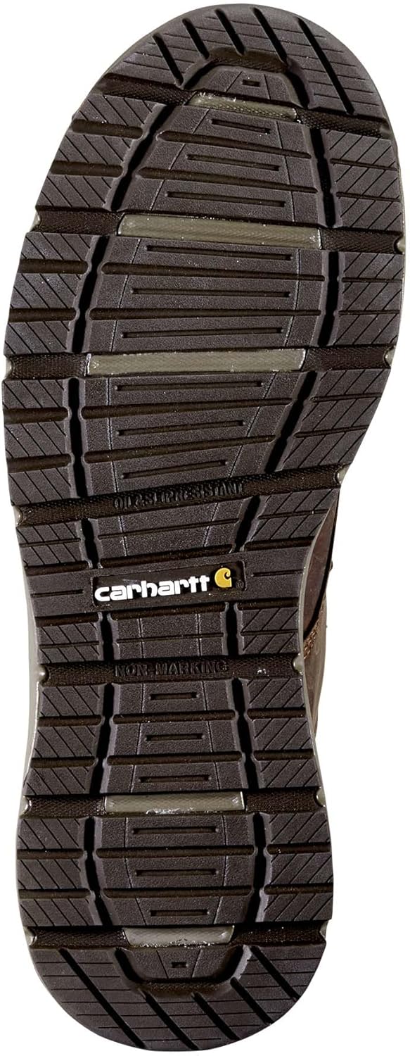 Carhartt мужские рабочие ботинки Millbrook 5" Waterproof Steel Toe Wedge, Brown — фото 4