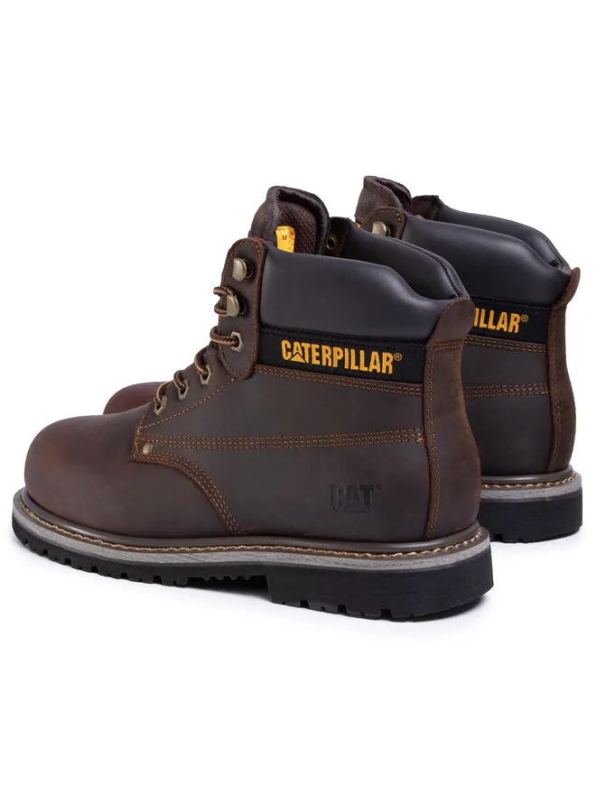 CAT Footwear Ботинки Powerplant S3 Hro P724629 коричневые на шнуровке — фото 3