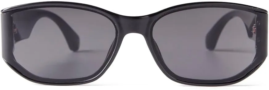 

Женские солнцезащитные очки в крупной оправе, роскошные, с изогнутыми линзами, модные, нестандартной формы, стильные, с защитой от УФ-излучения UV400 LVTFCO, C1