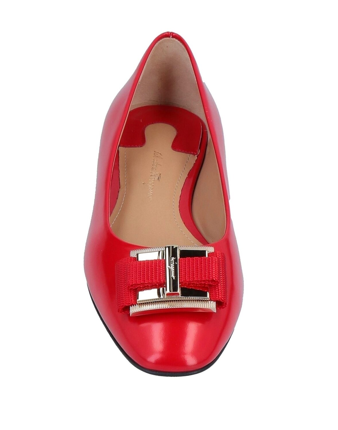 Балетки Ferragamo, красный — фото 4