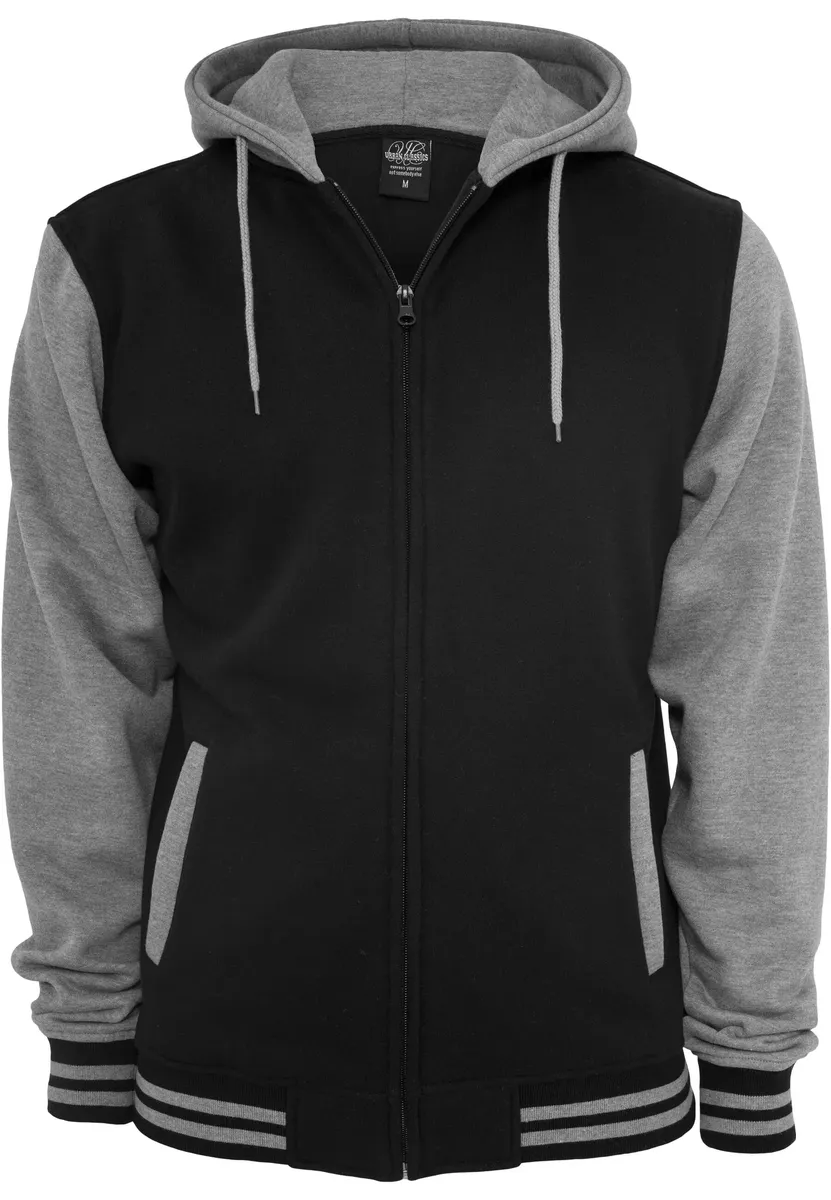 

Толстовка URBAN CLASSICS " Urban Classics Men's 2-tone Zip Hoody", черный