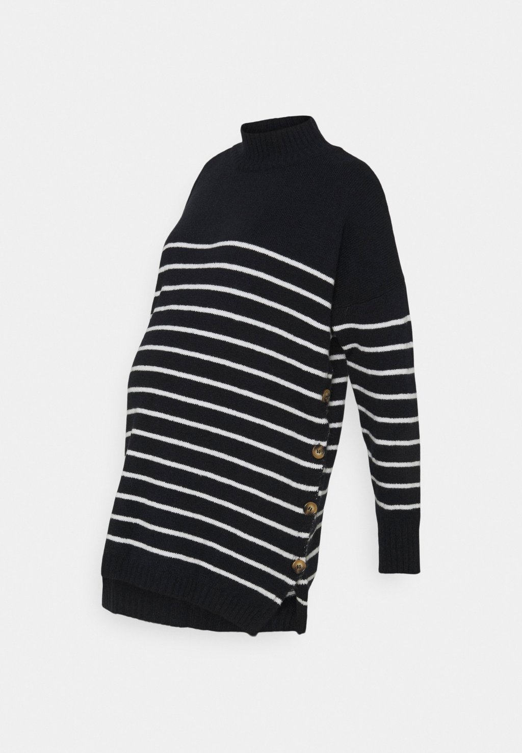 

Джемпер STRIPE TURTLE NECK MATERNITY AND NURSING JUMPER JoJo Maman Bébé, темно-синий