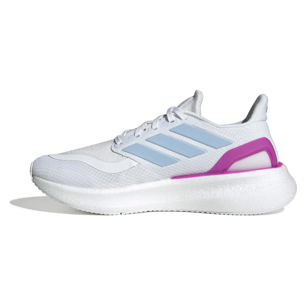 Беговые кроссовки adidas Pureboost 5, белый — фото 3