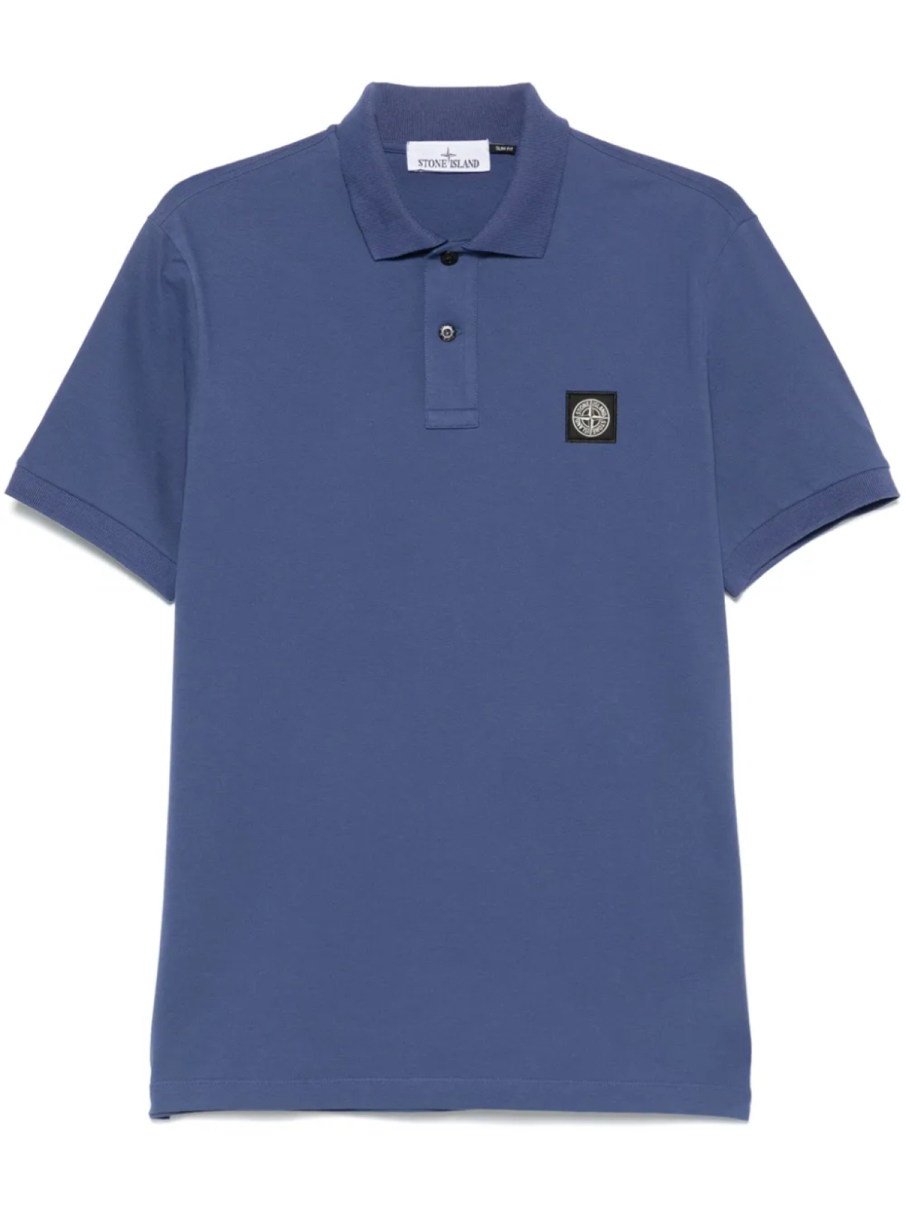 

Рубашка поло из пике Stone Island, синий